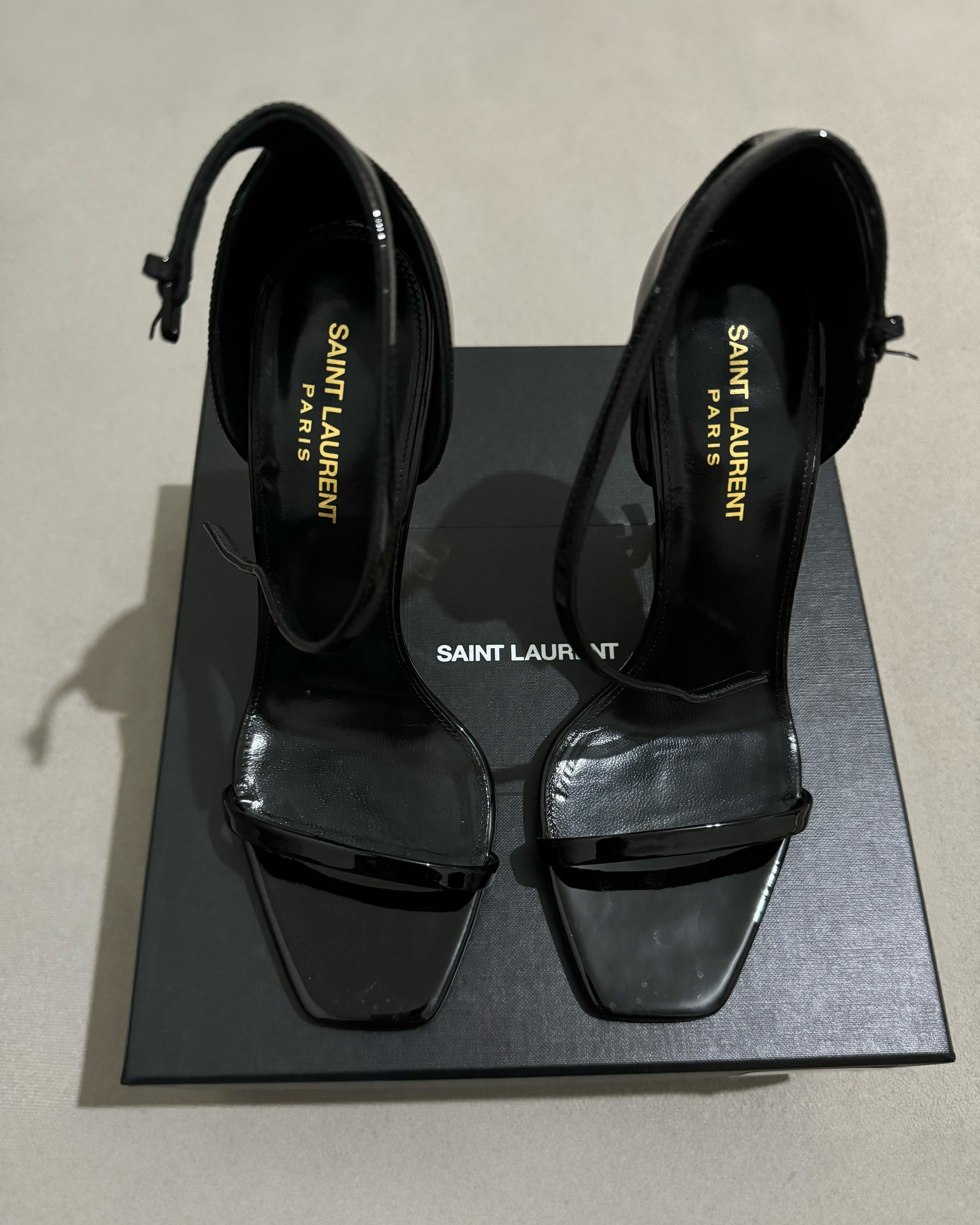 Patent Calfskin Opyum 110 Sandals – NOBRAS - Main Image